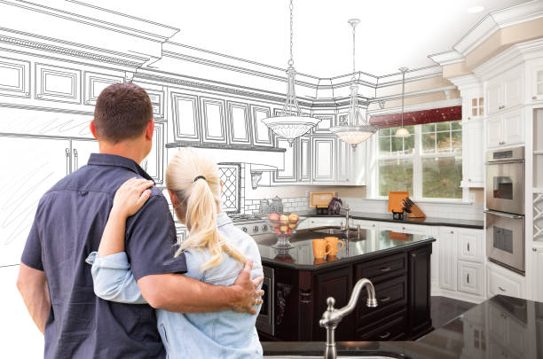 Professional Cabinet Installation technician working in Monkton, MD